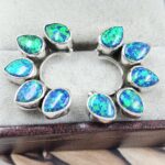 Aurora Opal 925 Sterling Silver Aurora Opal Earring (RS29-305)
