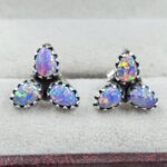 Aurora Opal 925 Sterling Silver Aurora Opal Earring (RS29-300)