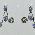 Aurora Opal 925 Sterling Silver Aurora Opal Earring (RS29-299)