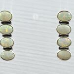 Aurora Opal 925 Sterling Silver Aurora Opal Earring (RS29-285)