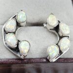 Aurora Opal 925 Sterling Silver Aurora Opal Earring (RS29-284)