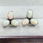 Aurora Opal 925 Sterling Silver Aurora Opal Earring (RS29-280)