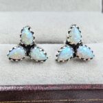 Aurora Opal 925 Sterling Silver Aurora Opal Earring (RS29-279)