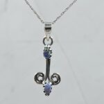 Aurora Opal 1" 925 Sterling Silver Pendant (RS29-324)