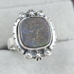 Ammolite Size US 10 925 Sterling Silver Pendant (RS27-93)