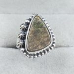 Ammolite Size US 7 925 Sterling Silver Pendant (RS27-72)