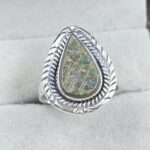 Ammolite Size US 8 925 Sterling Silver Pendant (RS27-80)