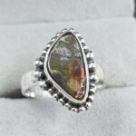 Ammolite Size US 7 925 Sterling Silver Pendant (RS27-63)