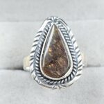 Ammolite Size US 10 925 Sterling Silver Pendant (RS27-94)
