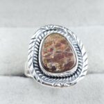 Ammolite Size US 7 925 Sterling Silver Pendant (RS27-64)