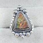 Ammolite Size US 5 925 Sterling Silver Pendant (RS27-50)