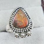 Ammolite Size US 9 925 Sterling Silver Pendant (RS27-85)