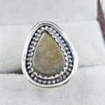 Ammolite Size US 7 925 Sterling Silver Pendant (RS27-66)