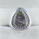 Ammolite Size US 9 925 Sterling Silver Pendant (RS27-84)