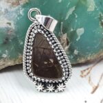 Ammolite 1" 925 Sterling Silver Pendant (RS27-170)