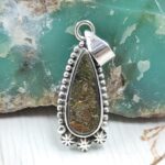 Ammolite 1" 925 Sterling Silver Pendant (RS27-164)