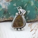 Ammolite 1" 925 Sterling Silver Pendant (RS27-171)