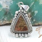 Ammolite 1.25" 925 Sterling Silver Pendant (RS27-162)