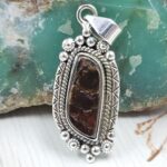 Ammolite 1.25" 925 Sterling Silver Pendant (RS27-159)