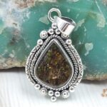 Ammolite 1.25" 925 Sterling Silver Pendant (RS27-157)