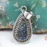 Ammolite 1.25" 925 Sterling Silver Pendant (RS27-154)