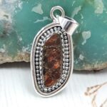 Ammolite 1.25" 925 Sterling Silver Pendant (RS27-153)