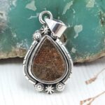 Ammolite 1" 925 Sterling Silver Pendant (RS27-147)
