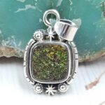 Ammolite 1" 925 Sterling Silver Pendant (RS27-146)