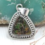 Ammolite 1" 925 Sterling Silver Pendant (RS27-138)