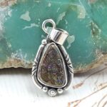 Ammolite 1" 925 Sterling Silver Pendant (RS27-110)