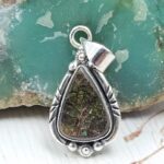 Ammolite 1" 925 Sterling Silver Pendant (RS27-106)