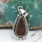 Ammolite 1" 925 Sterling Silver Pendant (RS27-105)