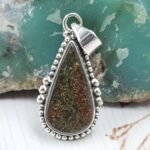 Ammolite 1" 925 Sterling Silver Pendant (RS27-104)