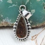 Ammolite 1" 925 Sterling Silver Pendant (RS27-98)