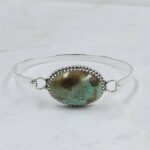 Kingman Turquoise 1.5" 925 Sterling Silver Bracelets (RS1-29)