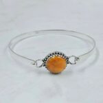 Spiny Oyster Shell 1" 925 Sterling Silver Bracelets (RS1-34)