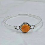 Spiny Oyster Shell 1" 925 Sterling Silver Bracelets (RS1-53)