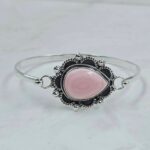 Pink Queen Conch 1.5" 925 Sterling Silver Bracelets (RS1-56)