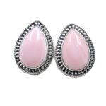 Pink Queen Conch 925 Sterling Silver Stud Earring (RS13-411)