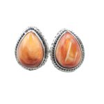Spiny Oyster Shell 925 Sterling Silver Stud Earring (RS13-414)