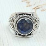 Labradorite 925 Sterling Silver Ring (REXT107-3)
