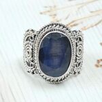 Labradorite 925 Sterling Silver Ring (REXT107-5)