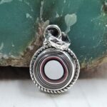 Fordite 1" 925 Sterling Silver Pendant (REXT106-22)