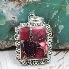 Red Rose Dahlia 1.25" 925 Sterling Silver Ring (REXT53-44)