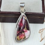 Red Rose Dahlia 1.25" 925 Sterling Silver Ring (REXT53-47)