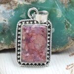 Ruby 1.25" 925 Sterling Silver Pendant (REXT53-28)