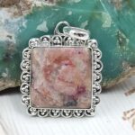 Ruby 1.25" 925 Sterling Silver Pendant (REXT53-31)