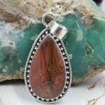 Ruby 1.25" 925 Sterling Silver Pendant (REXT53-18)