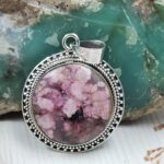 Ruby 1.25" 925 Sterling Silver Pendant (REXT53-8)