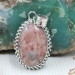 Ruby 1.25" 925 Sterling Silver Pendant (REXT53-29)